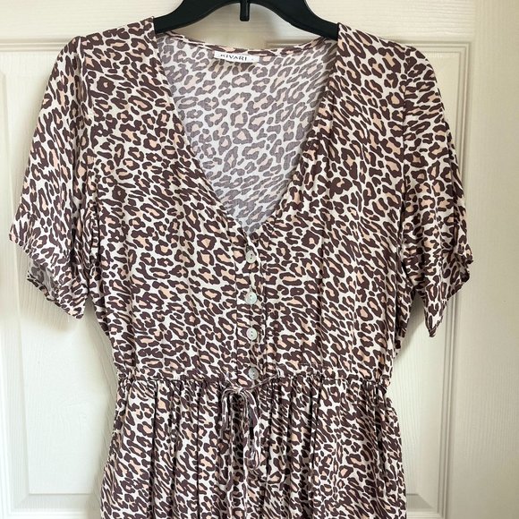 Kivari Leopard Romper - Picture 2 of 6